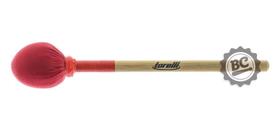 Baqueta para Zabumba Torelli TQ091 Vermelha ponta oval com 30cm de comprimento madeira e pelúcia Baqueta para Zabumba Torelli TQ091 Vermelha ponta oval com 30cm de comprimento madeira e pelúcia