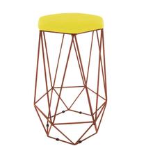 Baqueta Paris Alta Hexagonal Base Bronze