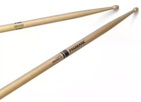 Baqueta Promark American Hickory 7A Rebound RBH535AW 7A Clássica mais conforto no rebote (028072)