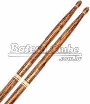 Baqueta Promark FireGrain Classic 5B em Hickory sob Exposição às Chamas Muito + Durável (036586)