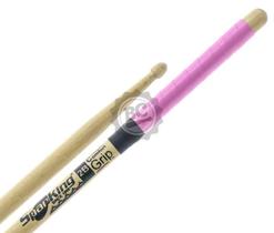 Baqueta Spanking Comfort Grip 2B Rosa com cabo emborrachado mais pegada e menos lisa (116758)