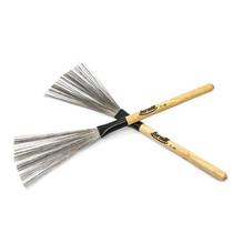 Baqueta vassourinha t40 c/ cabo de madeira - par