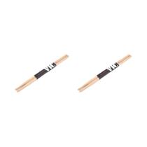 Baquetas 5A 7A (2-10 Peças) De Hickory Americano Com Peso Consistente Para Bateria Acústica E