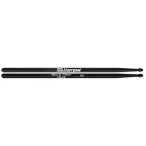 Baquetas Bateria Liverpool Black Fiber Stick 7a Fibra