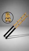 Baquetas de Bambu com Cabo Emborrachado Baquetas de Bambu com Cabo Emborrachado