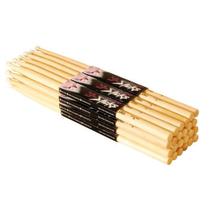 Baquetas OnStage 7A Maple Wood com ponta de madeira (12 pares) Baquetas OnStage 7A Maple Wood com ponta de madeira (12 pares)
