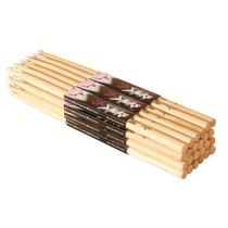 Baquetas OnStage Hickory 2B Ponta de Madeira 12 Pares Baquetas OnStage Hickory 2B Ponta de Madeira 12 Pares