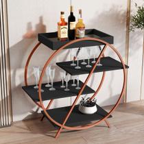 Bar Adega com Pés de Ferro JB 4009 JB Móveis