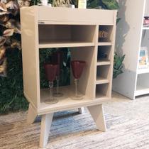 Bar Adega Drink com Nichos Off White - Artely