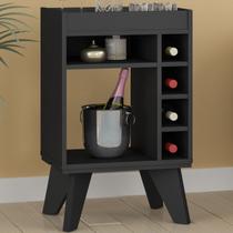 Bar Adega Drink com Nichos Preto - Artely Bar Adega Drink com Nichos Preto - Artely