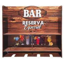Bar de Parede Churrasqueira Boteco Adesivado Copos Garrafas - Belo Lar Decorações