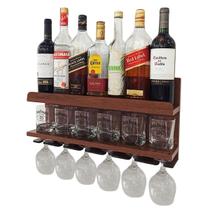 Bar de Parede Para Sala Compacto Porta Copos Porta Taças IM Bar de Parede Para Sala Compacto Porta Copos Porta Taças IM