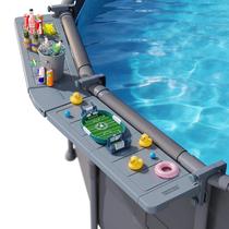 Bar de Piscina POOLHACKER Extendido para Piscinas Redondas Elevadas Bar de Piscina POOLHACKER Extendido para Piscinas Redondas Elevadas