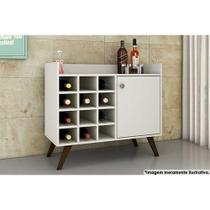 Bar de Sala Jantar RT 3111 Adega p/ 12 Garrafa Off White - Movelbento