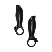 Bar End Chifrinho Anatômico Alumínio Externo HF21 Preto