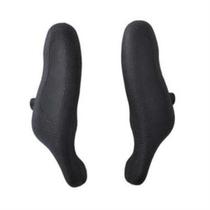 Bar end duplo emborrachado preto redstone hl-gb03
