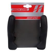 Bar END Ergonômico Emborrachado 126MM Preto (HIGH ONE)