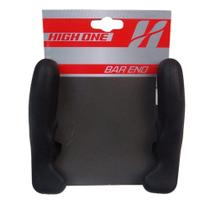 Bar hends curto emborrachado 126mm preto high one