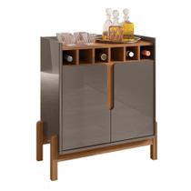 Bar Lizz 2 PT Cinza e Cedro Bar Lizz 2 PT Cinza e Cedro