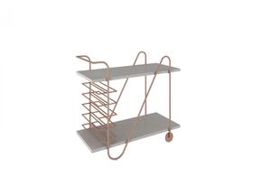 Bar London Off White Br C/Metal Cobre Rudnick Bar London Off White Br C/Metal Cobre Rudnick