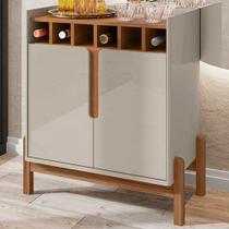 Bar Paraíba 2 Portas Off White/Cedro - Pnr Móveis