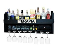 Bar Parede Adega Barzinho Grande Decoração 100% Mdf Preto