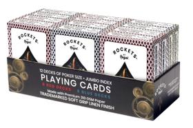 Barajas Playing Cards Regal Rockets 12 Barajas Jumbo 6 Rojas 6 Azules