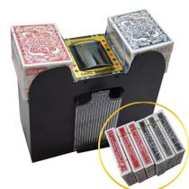 Baralhador automático de cartas FONBEAR 6 Deck com cartas de baralho