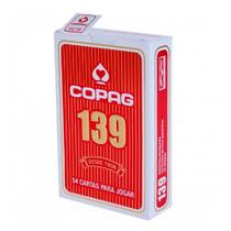 Baralho 139 Vermelho Tradicional Naipe Convencional 54 Cartas Baralho 139 Vermelho Tradicional Naipe Convencional 54 Cartas