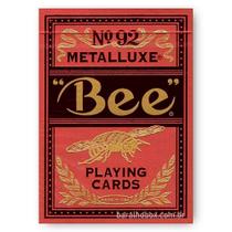Baralho Bee Red MetalLuxe