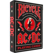 Baralho bicycle ac/dc rock jogos magica coleção de cartas copag Baralho bicycle ac/dc rock jogos magica coleção de cartas copag