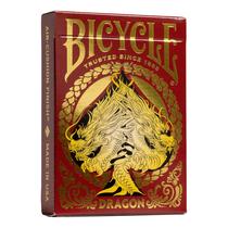 Baralho Bicycle Red Dragon - Edição Premium com Foil Dourado Baralho Bicycle Red Dragon - Edição Premium com Foil Dourado