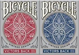 Baralho Bicycle Victors Back Vintage - Conjunto com 2