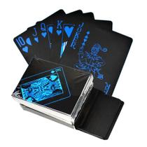 Baralho Black A Prova D'agua Preto Poker Mágica 54 Cartas Baralho Black A Prova D'agua Preto Poker Mágica 54 Cartas