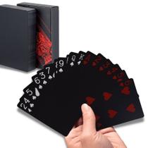 Baralho Black D'agua Baralho Preto Poker Mágica Baralho Black D'agua Baralho Preto Poker Mágica