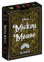 Baralho Cartas Tradicional Tema Mickey Mouse Preto E Dourado Baralho Cartas Tradicional Tema Mickey Mouse Preto E Dourado