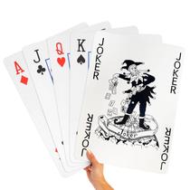 Baralho completo de cartas Jumbo SeptCity Super Big Giant