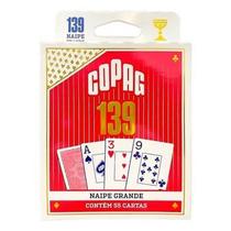Baralho Copag 139 Naipe 55 Tradicional Cartas Premium Grande Convencional
