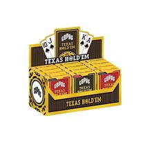 Baralho Copag Texas Hold Poker Orig Preto E Borgonha Caixa Com 12 Unid