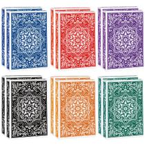 Baralho de cartas 6 unidades, 6 baralhos em pacote, cartas tamanho pôquer jumbo, cartas de jogo com impressão grande para adultos e idosos, 6 cores, cartas de pôquer divertidas para festas, noite de jogos em família, camping e viagens Baralho de cartas 6 unidades, 6 baralhos em pacote, cartas tamanho pôquer jumbo, cartas de jogo com impressão grande para adultos e idosos, 6 cores, cartas de pôquer divertidas para festas, noite de jogos em família, camping e viagens
