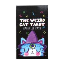 Baralho de cartas de tarô The Weird Cat Cute Cat Divination 50 cartas Baralho de cartas de tarô The Weird Cat Cute Cat Divination 50 cartas