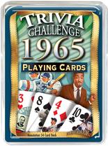 Baralho de cartas Flickback 1965 Curiosidades, aniversário ou aniversário
