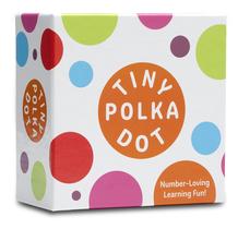 Baralho de cartas Math for Love Tiny Polka Dot com 16 jogos de 3 a 8 anos