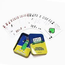 Baralho de cartas Standard 52 Card Deck com tema de Pickleball