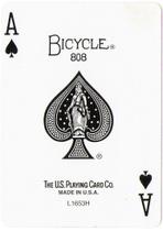 Baralho de Cartas US Playing Card Force Deck Azul Espadas Baralho de Cartas US Playing Card Force Deck Azul Espadas