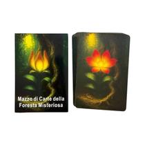 Baralho De Oráculo Da Floresta Mística Italiana Com 48 Cartas Para Meditação, Clareza E