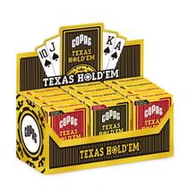 Baralho de Poker Texas Hold'em de Plástico Caixa de Dúzia Naipe Grande
