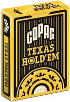 Baralho de poker texas holdem preto cartas copag jogo poker