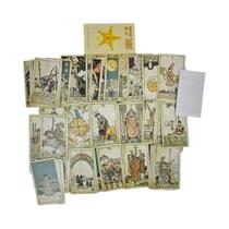 Baralho De Tarô Clássico De 78 Peças Para Iniciantes, Jogo De Tabuleiro Fácil Para Adivinhação De