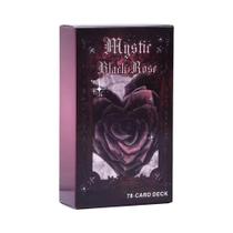 Baralho De Tarô Mystic Black Rose Com 78 Cartas, Cartas De Oráculo Para Amor De Alma Gêmea, Trabalho Baralho De Tarô Mystic Black Rose Com 78 Cartas, Cartas De Oráculo Para Amor De Alma Gêmea, Trabalho